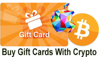 Buy Gift Card with Crypto - Bitcoin, Bitcoin Cash, Ethereum, Litecoin, Dogecoin, etc